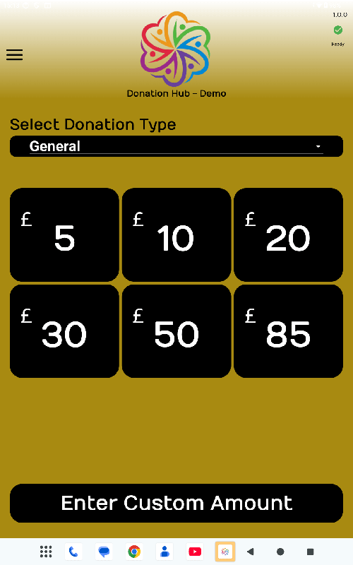 Donation Hub hardware