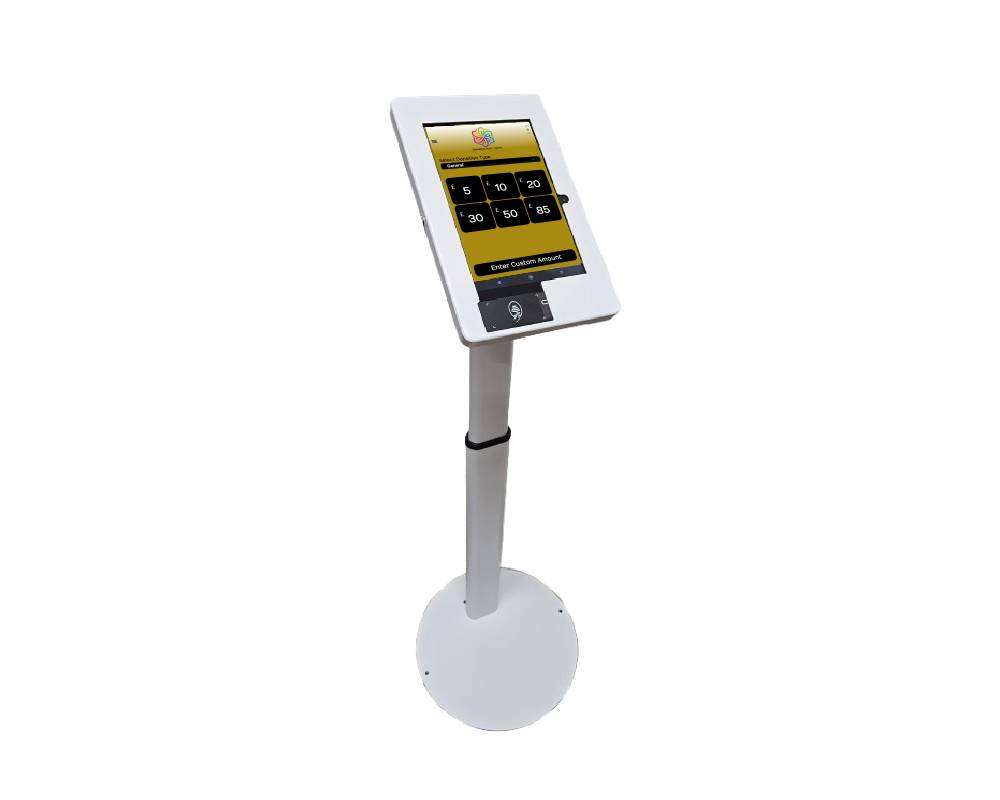 Anti-Theft Tablet Enclosure with Floor Stand