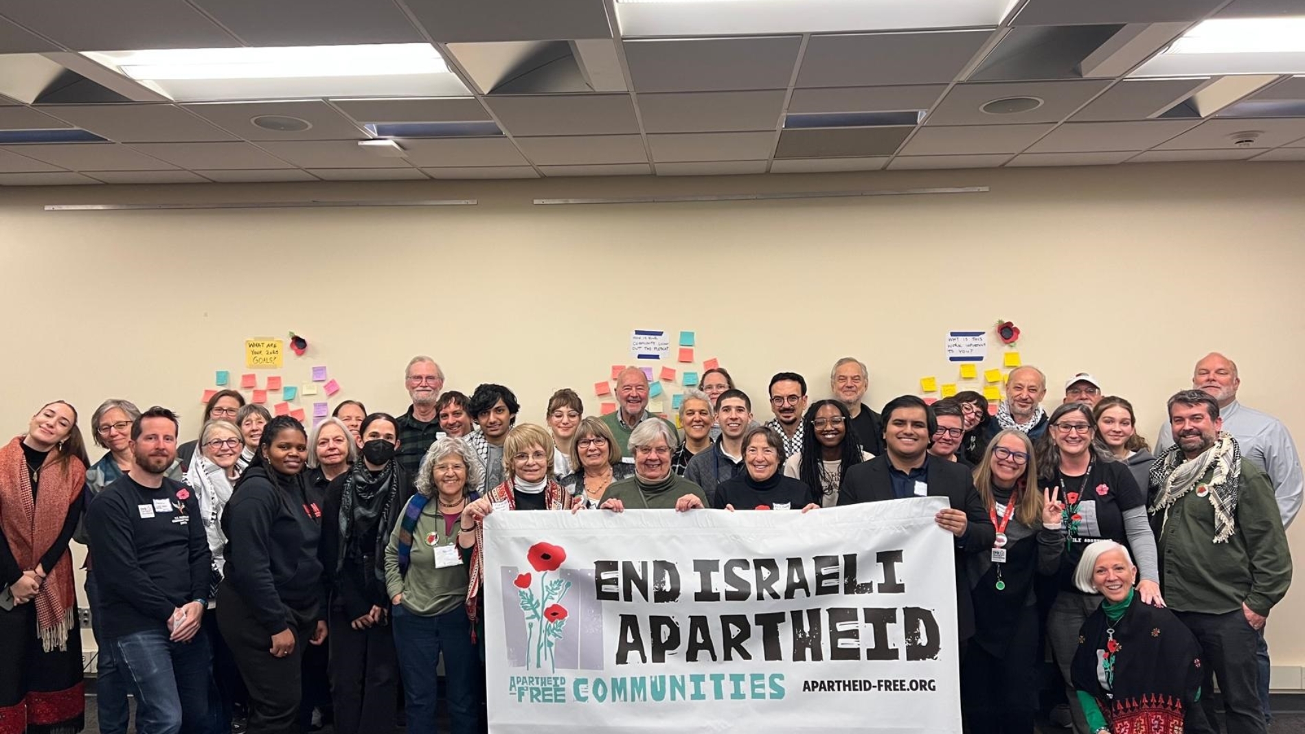 A gathering of Apartheid-Free Communities groups in Philadelphia.